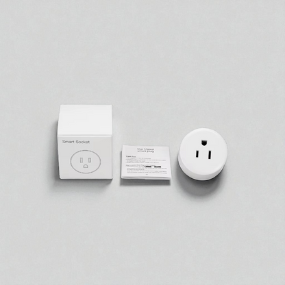 WiFi Smart Socket Plug – Alexa & Google Compatible, Voice Control, Timer, Family Sharing, App Control