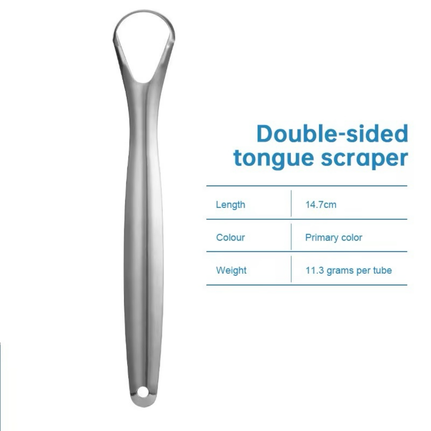 3-Piece Tongue Cleaner Set – Stainless Steel Tongue Scrapers for Fresh Breath & Oral Hygiene
