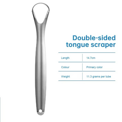 3-Piece Tongue Cleaner Set – Stainless Steel Tongue Scrapers for Fresh Breath & Oral Hygiene