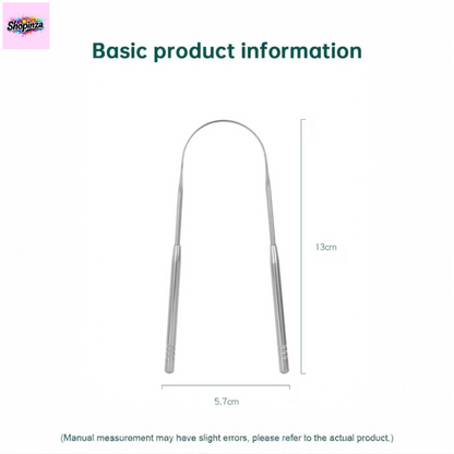 3-Piece Tongue Cleaner Set – Stainless Steel Tongue Scrapers for Fresh Breath & Oral Hygiene